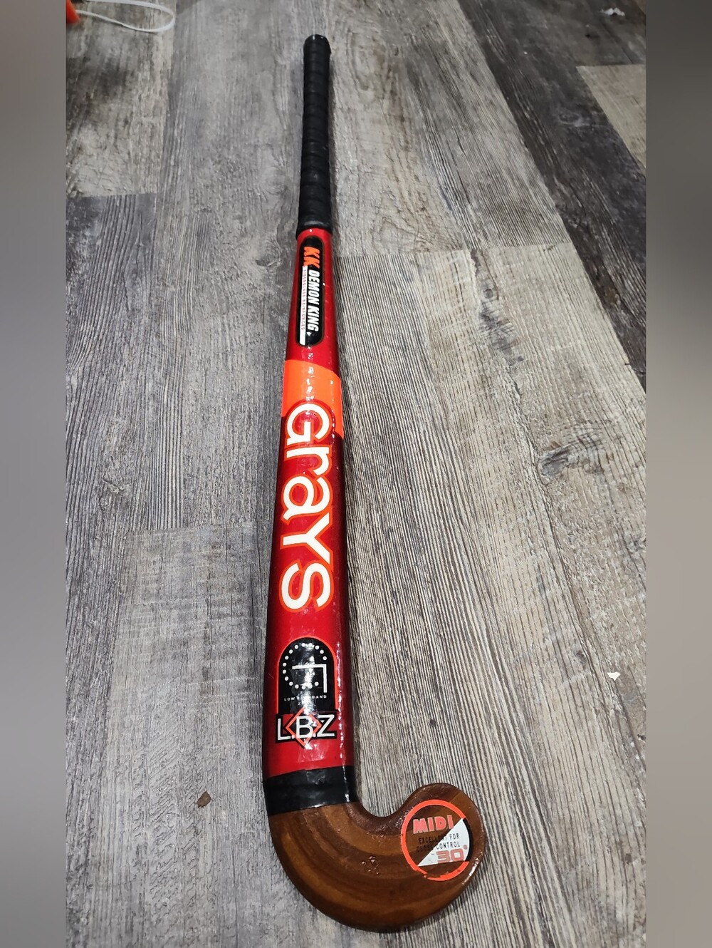 Grays KK Demon King Composite Field Hockey Stick Midi Toe Size 36", 9037 36m